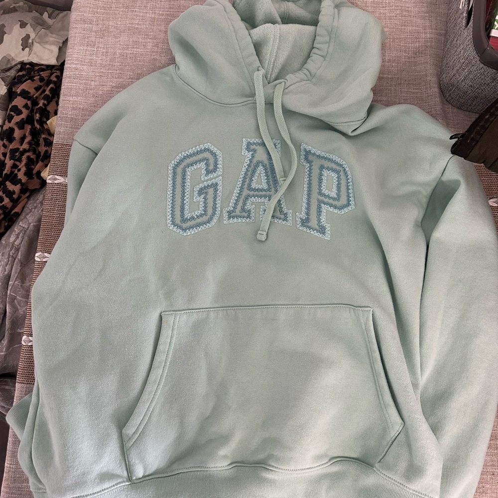 GAP Light Green Pullover Hoodie
